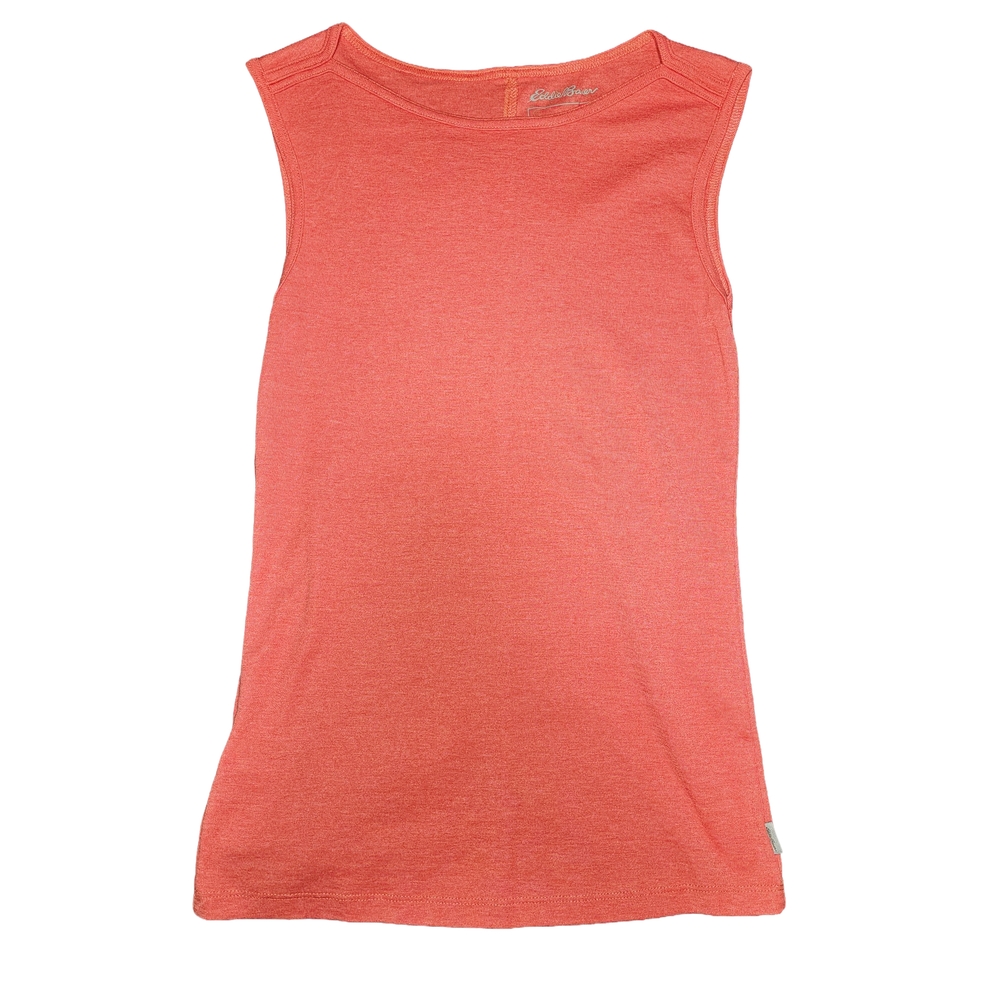 Eddie Bauer Coral Boat Neck Sleeveless Top